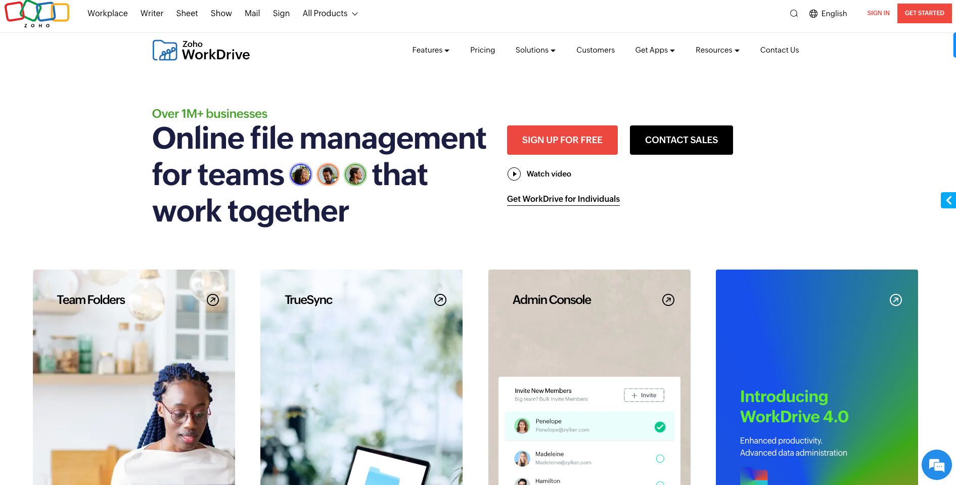 ZohoDrive for Business
