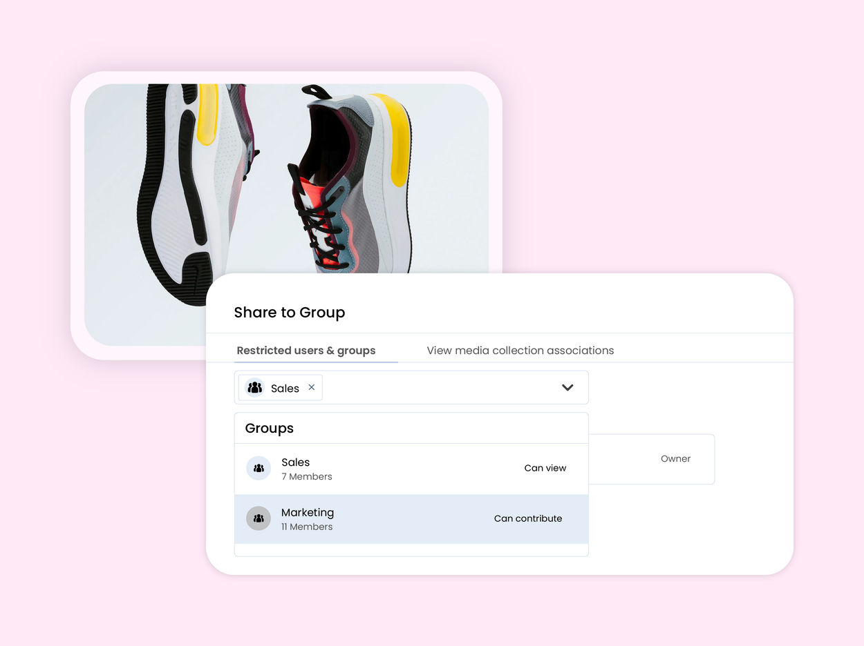 Group based sharing